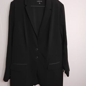 Lane Bryant Black Tailored Blazer Jacket